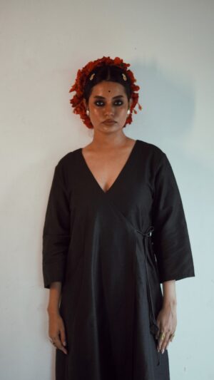 Black Angrakha Set