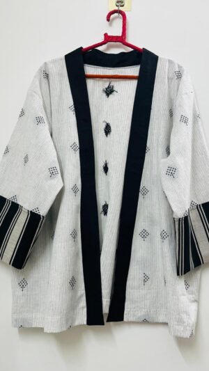 Black and white jacket