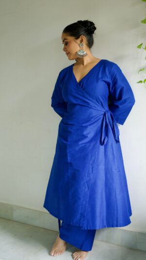 Blue Angrakha Set