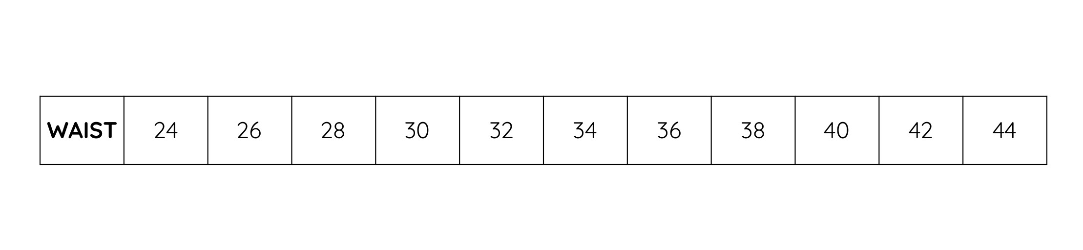 bustier-measurements