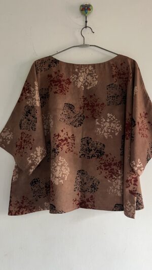 Coffee printed Easy Top