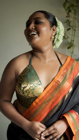Green Brocade Bustier