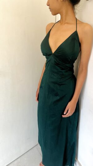 Green Bustier Dress