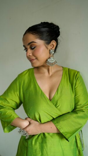 Light Green Angrakha Set