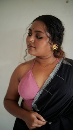 Pink Solid Bustier