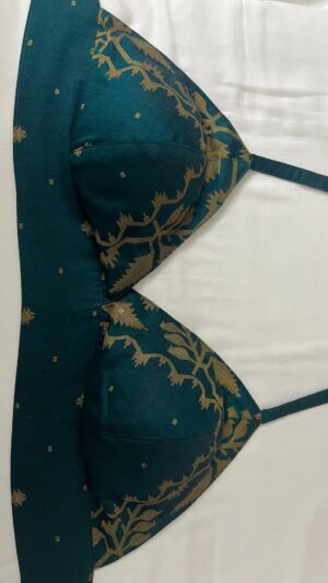 Green Jamdani Bustier