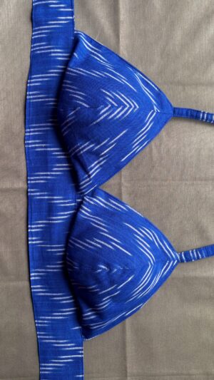 Blue Ikat Bustier