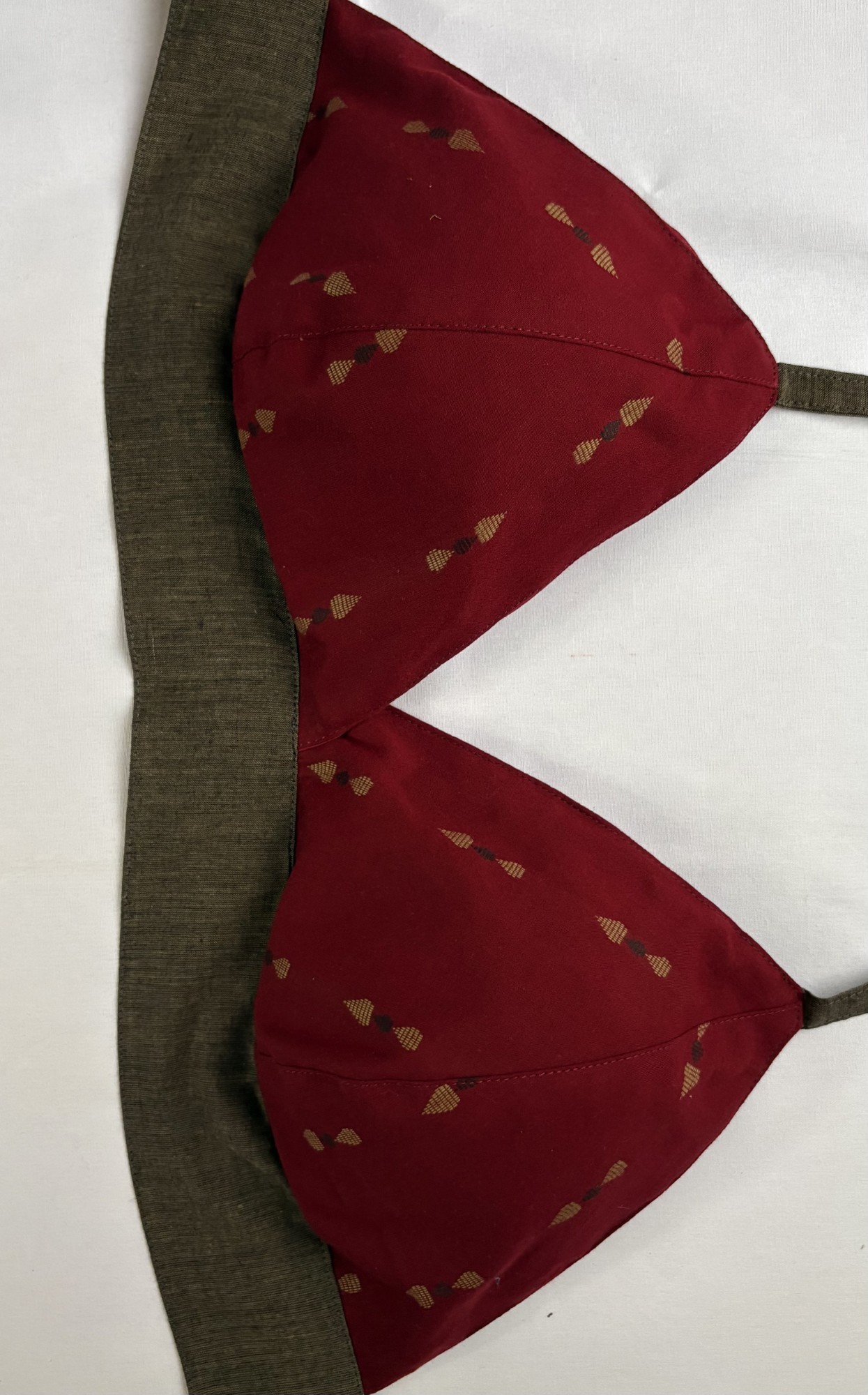 Maroon Grey Bustier - Image 3