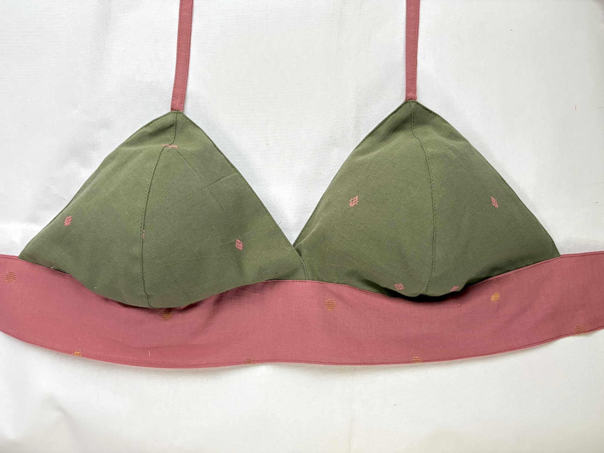 Sage And Pink Bustier - Image 2