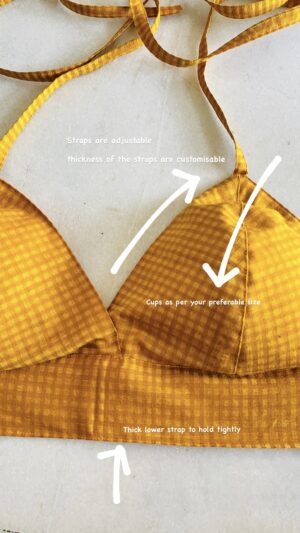 Yellow Solid Bustier